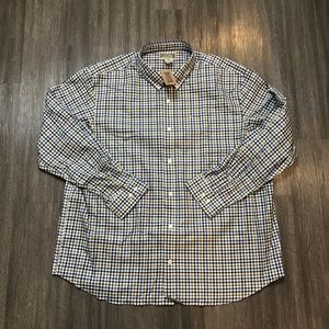 Duluth Trading Co Button Down Plaid Shirt